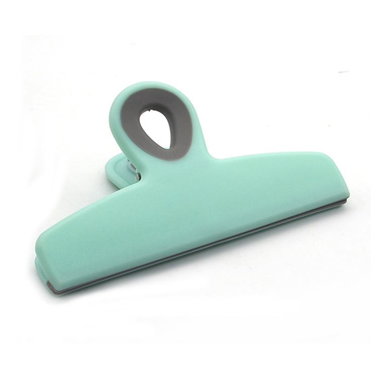 Large multi-functional snack moisture sealing clamp portable stationery folder plastic food packaging sealing clip file